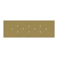 10 Hole - EXTRA LARGE Rectangular Ceiling Canopy Kit - Rose One System, 675 X 225 Mm Cover -Home-Lamps 10 hole extra large rectangular ceiling canopy kit rose one system 675 x 225 mm cover 12