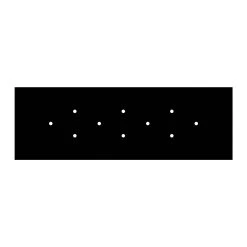 10 Hole - EXTRA LARGE Rectangular Ceiling Canopy Kit - Rose One System, 675 X 225 Mm Cover -Home-Lamps 10 hole extra large rectangular ceiling canopy kit rose one system 675 x 225 mm cover 17