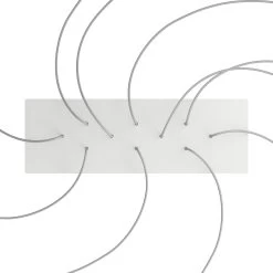 10 Hole - EXTRA LARGE Rectangular Ceiling Canopy Kit - Rose One System, 675 X 225 Mm Cover -Home-Lamps 10 hole extra large rectangular ceiling canopy kit rose one system 675 x 225 mm cover 18