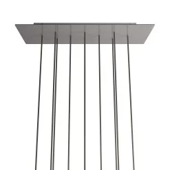 10 Hole - EXTRA LARGE Rectangular Ceiling Canopy Kit - Rose One System, 675 X 225 Mm Cover -Home-Lamps 10 hole extra large rectangular ceiling canopy kit rose one system 675 x 225 mm cover 6