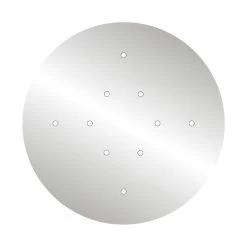 10 Holes - EXTRA LARGE Round Ceiling Canopy Kit - Rose One System -Home-Lamps 10 holes extra large round ceiling canopy kit rose one system 10