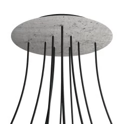 10 Holes - EXTRA LARGE Round Ceiling Canopy Kit - Rose One System -Home-Lamps 10 holes extra large round ceiling canopy kit rose one system 16