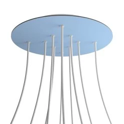 10 Holes - EXTRA LARGE Round Ceiling Canopy Kit - Rose One System -Home-Lamps 10 holes extra large round ceiling canopy kit rose one system 7