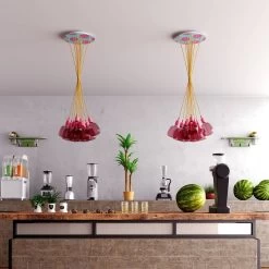 10 Holes - EXTRA LARGE Round Ceiling Canopy Kit - Rose One System - PROMO -Home-Lamps 10 holes extra large round ceiling canopy kit rose one system promo 12