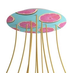 10 Holes - EXTRA LARGE Round Ceiling Canopy Kit - Rose One System - PROMO -Home-Lamps 10 holes extra large round ceiling canopy kit rose one system promo 14