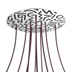 10 Holes - EXTRA LARGE Round Ceiling Canopy Kit - Rose One System - PROMO -Home-Lamps 10 holes extra large round ceiling canopy kit rose one system promo 18