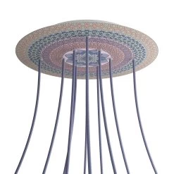 10 Holes - EXTRA LARGE Round Ceiling Canopy Kit - Rose One System - PROMO -Home-Lamps 10 holes extra large round ceiling canopy kit rose one system promo 4