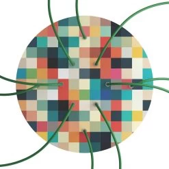 10 Holes - EXTRA LARGE Round Ceiling Canopy Kit - Rose One System - PROMO -Home-Lamps 10 holes extra large round ceiling canopy kit rose one system promo 9