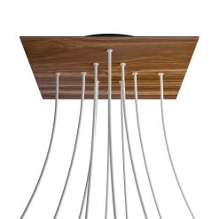 10 Holes - EXTRA LARGE Square Ceiling Canopy Kit - Rose One System -Home-Lamps 10 holes extra large square ceiling canopy kit rose one system 6