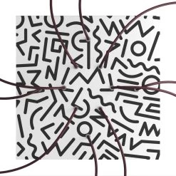 10 Holes - EXTRA LARGE Square Ceiling Canopy Kit - Rose One System - PROMO -Home-Lamps 10 holes extra large square ceiling canopy kit rose one system promo 4