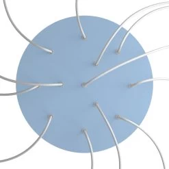 12 Holes - EXTRA LARGE Round Ceiling Canopy Kit - Rose One System -Home-Lamps 12 holes extra large round ceiling canopy kit rose one system 10