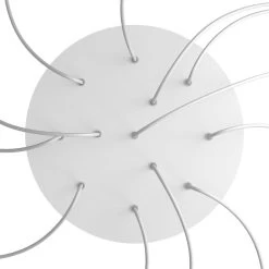 12 Holes - EXTRA LARGE Round Ceiling Canopy Kit - Rose One System -Home-Lamps 12 holes extra large round ceiling canopy kit rose one system 12