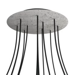 12 Holes - EXTRA LARGE Round Ceiling Canopy Kit - Rose One System -Home-Lamps 12 holes extra large round ceiling canopy kit rose one system 13