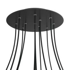 12 Holes - EXTRA LARGE Round Ceiling Canopy Kit - Rose One System -Home-Lamps 12 holes extra large round ceiling canopy kit rose one system 17