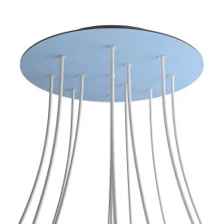 12 Holes - EXTRA LARGE Round Ceiling Canopy Kit - Rose One System -Home-Lamps 12 holes extra large round ceiling canopy kit rose one system 3