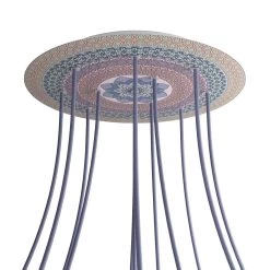 12 Holes - EXTRA LARGE Round Ceiling Canopy Kit - Rose One System - PROMO -Home-Lamps 12 holes extra large round ceiling canopy kit rose one system promo 14