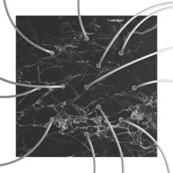 12 Holes - EXTRA LARGE Square Ceiling Canopy Kit - Rose One System 36 12 Holes - EXTRA LARGE Square Ceiling Canopy Kit - Rose One System -Home-Lamps 12 holes extra large square ceiling canopy kit rose one system 14