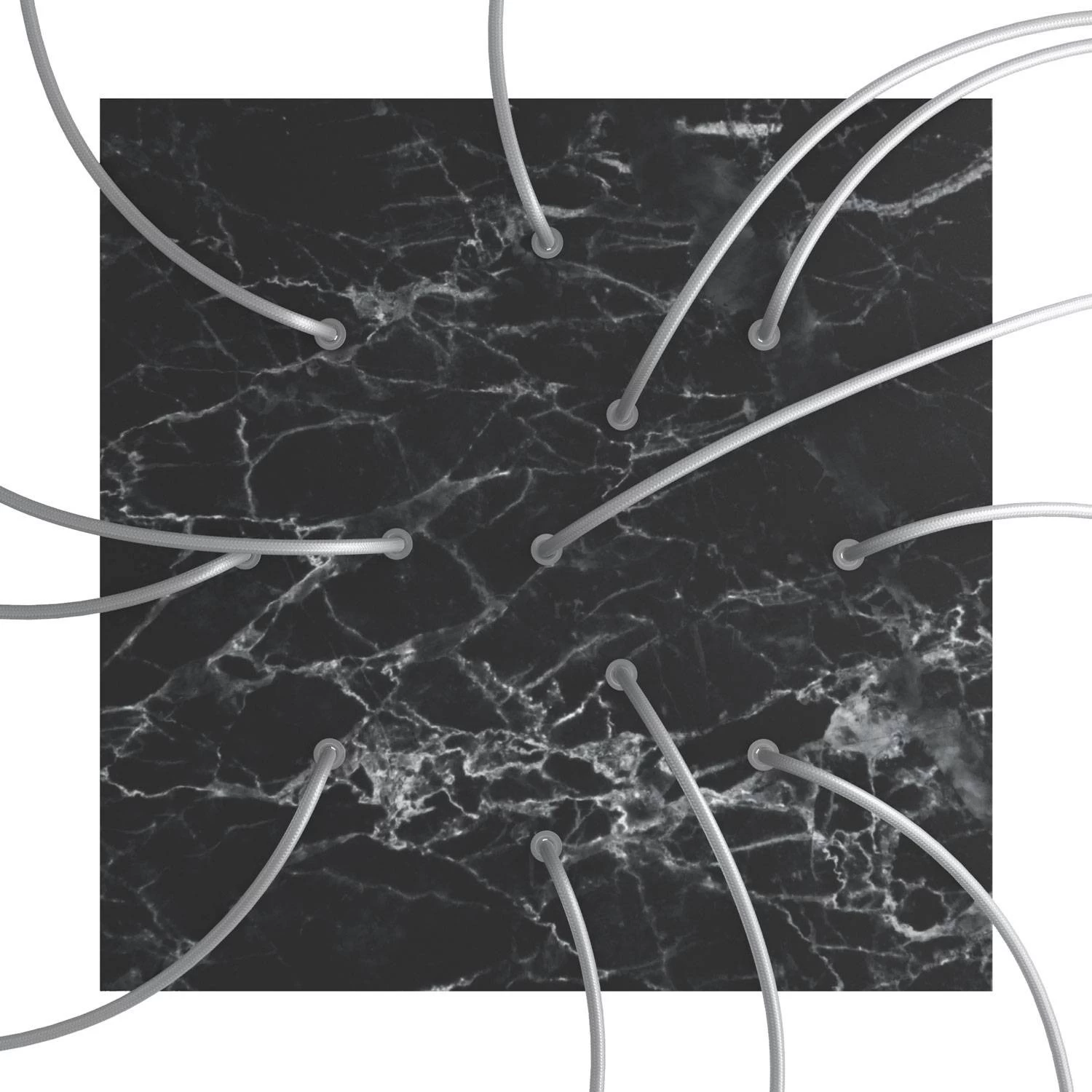 12 Holes - EXTRA LARGE Square Ceiling Canopy Kit - Rose One System 17 12 Holes - EXTRA LARGE Square Ceiling Canopy Kit - Rose One System - Image 15