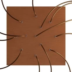 12 Holes - EXTRA LARGE Square Ceiling Canopy Kit - Rose One System 40 12 Holes - EXTRA LARGE Square Ceiling Canopy Kit - Rose One System -Home-Lamps 12 holes extra large square ceiling canopy kit rose one system 18