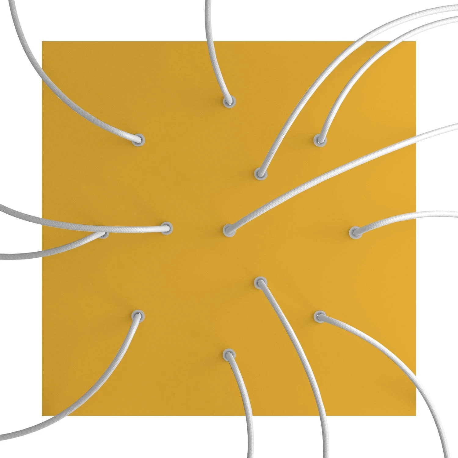 12 Holes - EXTRA LARGE Square Ceiling Canopy Kit - Rose One System 6 12 Holes - EXTRA LARGE Square Ceiling Canopy Kit - Rose One System - Image 4