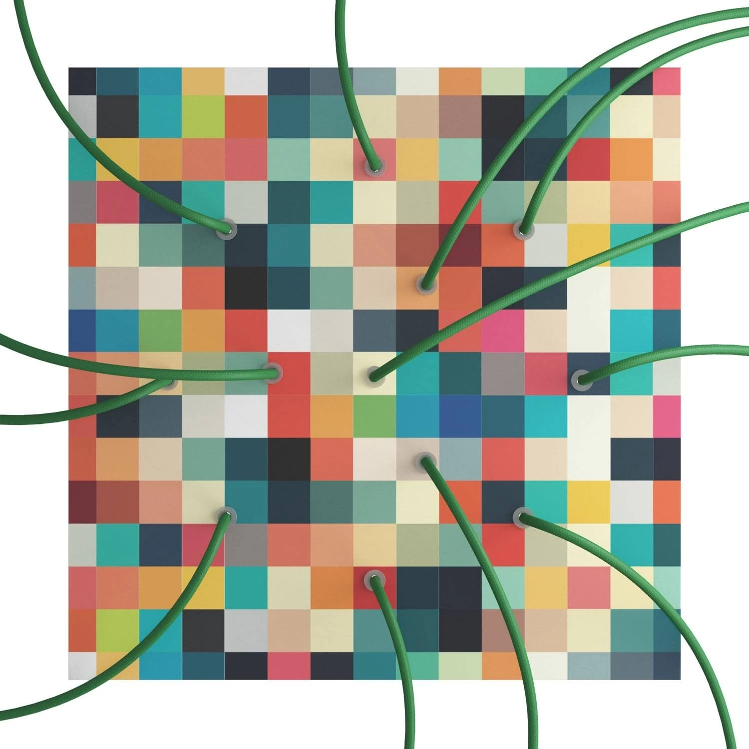 12 Holes - EXTRA LARGE Square Ceiling Canopy Kit - Rose One System - PROMO 8 12 Holes - EXTRA LARGE Square Ceiling Canopy Kit - Rose One System - PROMO - Image 6