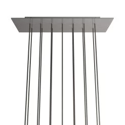 14 Hole - EXTRA LARGE Rectangular Ceiling Canopy Kit - Rose One System, 675 X 225 Mm Cover -Home-Lamps 14 hole extra large rectangular ceiling canopy kit rose one system 675 x 225 mm cover 10