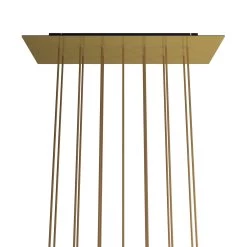 14 Hole - EXTRA LARGE Rectangular Ceiling Canopy Kit - Rose One System, 675 X 225 Mm Cover -Home-Lamps 14 hole extra large rectangular ceiling canopy kit rose one system 675 x 225 mm cover 12