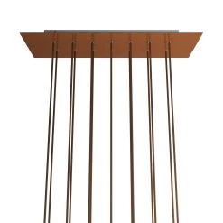 14 Hole - EXTRA LARGE Rectangular Ceiling Canopy Kit - Rose One System, 675 X 225 Mm Cover -Home-Lamps 14 hole extra large rectangular ceiling canopy kit rose one system 675 x 225 mm cover 14