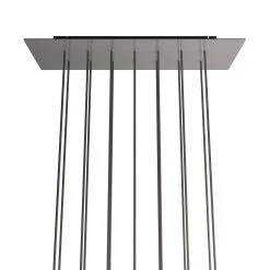 14 Hole - EXTRA LARGE Rectangular Ceiling Canopy Kit - Rose One System, 675 X 225 Mm Cover -Home-Lamps 14 hole extra large rectangular ceiling canopy kit rose one system 675 x 225 mm cover 19