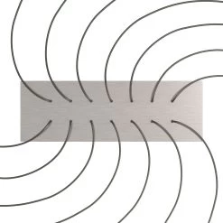 14 Hole - EXTRA LARGE Rectangular Ceiling Canopy Kit - Rose One System, 675 X 225 Mm Cover -Home-Lamps 14 hole extra large rectangular ceiling canopy kit rose one system 675 x 225 mm cover 3