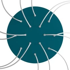 14 Holes - EXTRA LARGE Round Ceiling Canopy Kit - Rose One System -Home-Lamps 14 holes extra large round ceiling canopy kit rose one system 8