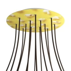 14 Holes - EXTRA LARGE Round Ceiling Canopy Kit - Rose One System - PROMO -Home-Lamps 14 holes extra large round ceiling canopy kit rose one system promo 5