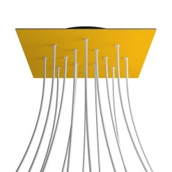 14 Holes - EXTRA LARGE Square Ceiling Canopy Kit - Rose One System -Home-Lamps 14 holes extra large square ceiling canopy kit rose one system 11