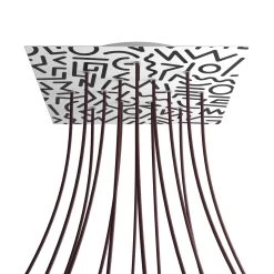 14 Holes - EXTRA LARGE Square Ceiling Canopy Kit - Rose One System - PROMO -Home-Lamps 14 holes extra large square ceiling canopy kit rose one system promo 12