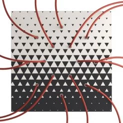 14 Holes - EXTRA LARGE Square Ceiling Canopy Kit - Rose One System - PROMO -Home-Lamps 14 holes extra large square ceiling canopy kit rose one system promo 15