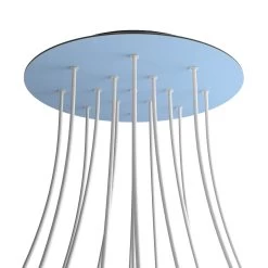 15 Holes - EXTRA LARGE Round Ceiling Canopy Kit - Rose One System 33 15 Holes - EXTRA LARGE Round Ceiling Canopy Kit - Rose One System -Home-Lamps 15 holes extra large round ceiling canopy kit rose one system 11