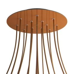 15 Holes - EXTRA LARGE Round Ceiling Canopy Kit - Rose One System 25 15 Holes - EXTRA LARGE Round Ceiling Canopy Kit - Rose One System -Home-Lamps 15 holes extra large round ceiling canopy kit rose one system 3