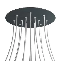 15 Holes - EXTRA LARGE Round Ceiling Canopy Kit - Rose One System 30 15 Holes - EXTRA LARGE Round Ceiling Canopy Kit - Rose One System -Home-Lamps 15 holes extra large round ceiling canopy kit rose one system 8