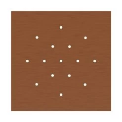 15 Holes - EXTRA LARGE Square Ceiling Canopy Kit - Rose One System -Home-Lamps 15 holes extra large square ceiling canopy kit rose one system 16