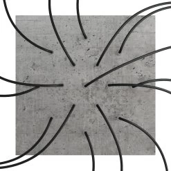 15 Holes - EXTRA LARGE Square Ceiling Canopy Kit - Rose One System -Home-Lamps 15 holes extra large square ceiling canopy kit rose one system 18