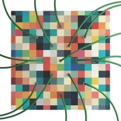 15 Holes - EXTRA LARGE Square Ceiling Canopy Kit - Rose One System - PROMO -Home-Lamps 15 holes extra large square ceiling canopy kit rose one system promo 13