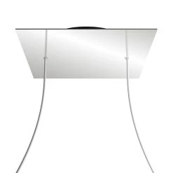 2 Holes - EXTRA LARGE Square Ceiling Canopy Kit - Rose One System -Home-Lamps 2 holes extra large square ceiling canopy kit rose one system 13