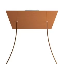 2 Holes - EXTRA LARGE Square Ceiling Canopy Kit - Rose One System -Home-Lamps 2 holes extra large square ceiling canopy kit rose one system 15