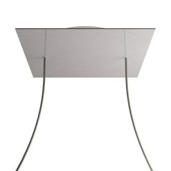 2 Holes - EXTRA LARGE Square Ceiling Canopy Kit - Rose One System -Home-Lamps 2 holes extra large square ceiling canopy kit rose one system 16