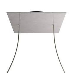 2 Holes - EXTRA LARGE Square Ceiling Canopy Kit - Rose One System -Home-Lamps 2 holes extra large square ceiling canopy kit rose one system 19