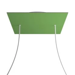 2 Holes - EXTRA LARGE Square Ceiling Canopy Kit - Rose One System -Home-Lamps 2 holes extra large square ceiling canopy kit rose one system 3