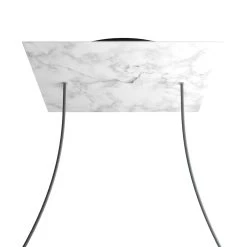 2 Holes - EXTRA LARGE Square Ceiling Canopy Kit - Rose One System -Home-Lamps 2 holes extra large square ceiling canopy kit rose one system 4