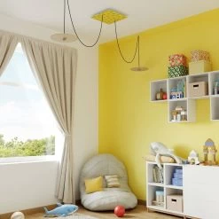 2 Holes - EXTRA LARGE Square Ceiling Canopy Kit - Rose One System - PROMO