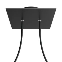 2 Holes - LARGE Square Ceiling Canopy Kit - Rose One System -Home-Lamps 2 holes large square ceiling canopy kit rose one system 11