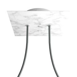 2 Holes - LARGE Square Ceiling Canopy Kit - Rose One System -Home-Lamps 2 holes large square ceiling canopy kit rose one system 12